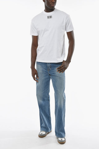 T-shirt with BARCODE Contrasting Print