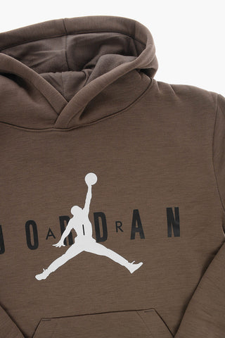 AIR JORDAN Front Printed Brushed Hoodie