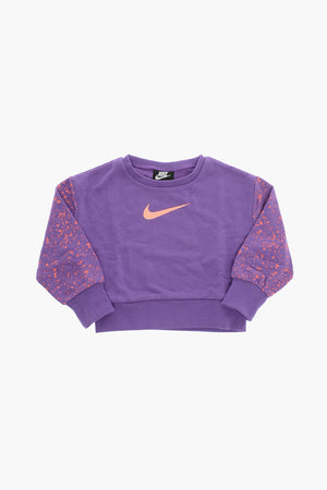 Rundhalssweatshirt mit aufgedrucktem Logo