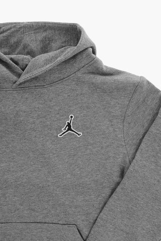AIR JORDAN Maxi Patch Pocket Solid Color Hoodie