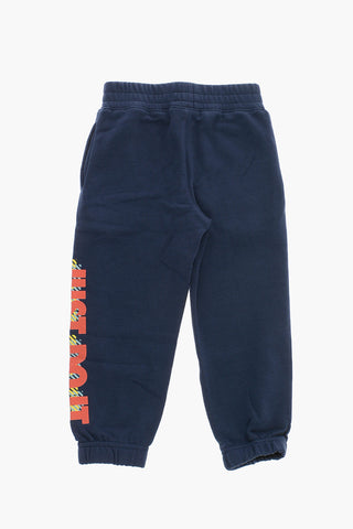 Joggers a 2 Tasche con Logo Stampato