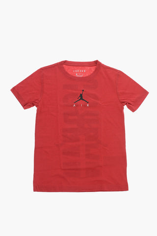 AIR JORDAN T-shirt Girocollo con Stampa Frontale