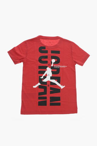 AIR JORDAN T-shirt Girocollo con Stampa Frontale