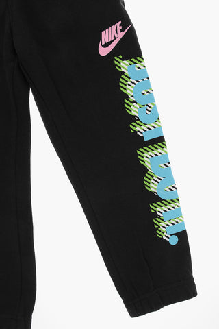 Two-Pocket Joggers with Printed Logo