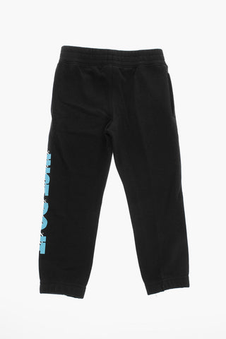 Two-Pocket Joggers with Printed Logo