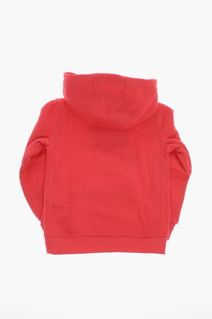 Baumwollfrottee-Sweatshirt Mit Aufgesetzter Tasche