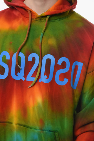 Tie Dye Printed REVRS DSQ2 Hoodie