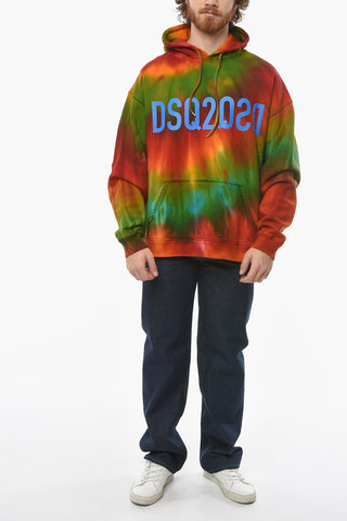 Tie Dye Printed REVRS DSQ2 Hoodie