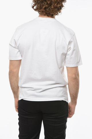 Crew-neck T-shirt wiht Maxi Multicolored Print