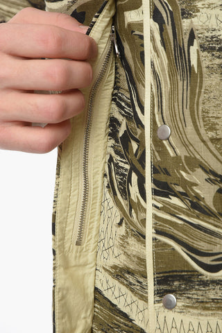 SHADOW PROJECT Short-sleeve Shirt with Neo Flora Allover