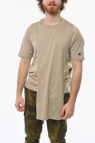 RICK OWENS X CHAMPION Double-layered TOGA T-Shirt