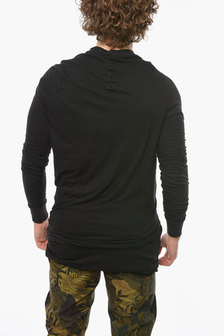 DRKSHDW T-shirt HUSTLER with Layered Long Sleeves 