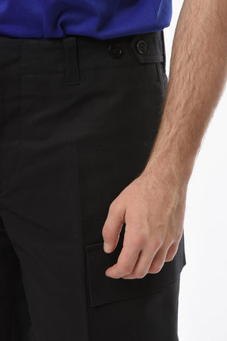 Shorts Cargo in Cotone con Martingala Posteriore