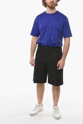 Shorts Cargo in Cotone con Martingala Posteriore