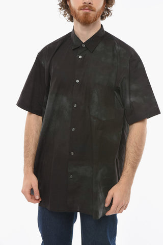 SHIRT Tie Dye Cotton Shirt with Breast-pocket