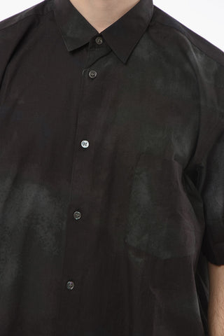 SHIRT Tie Dye Cotton Shirt with Breast-pocket