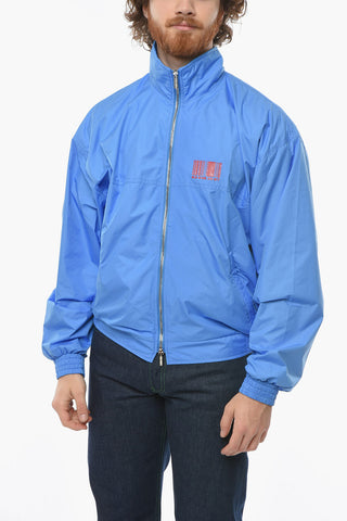 Windbreaker wit Logo Barcode