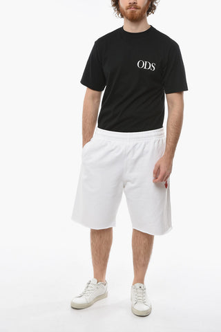 Drawstringes STARRED ARROW Shorts with Contrasting Logo Print