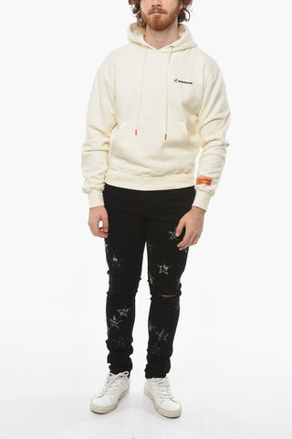 CTNMB TAPE Hoodie Sweatshirt with Contrasting Logo Lettering
