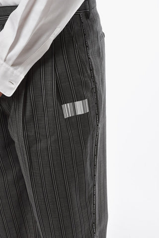 Pantaloni Ampi a Righe Balanced