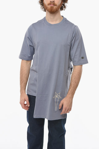 RICK OWENS X CHAMPION Double-layered TOGA T-Shirt