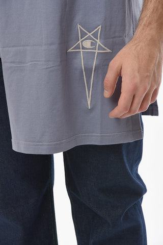 RICK OWENS X CHAMPION Double-layered TOGA T-Shirt
