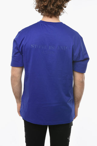 MARINA T-shirt with Stellina Embroidery and Back Ton-sur-ton Lettering