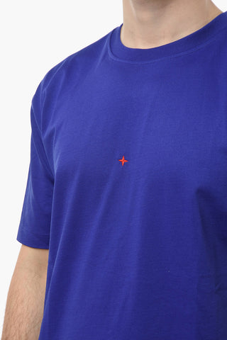 MARINA T-shirt with Stellina Embroidery and Back Ton-sur-ton Lettering