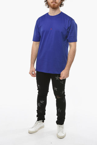 MARINA T-shirt with Stellina Embroidery and Back Ton-sur-ton Lettering
