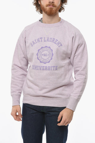 Fleeced Cotton Oversized Sweatshirt