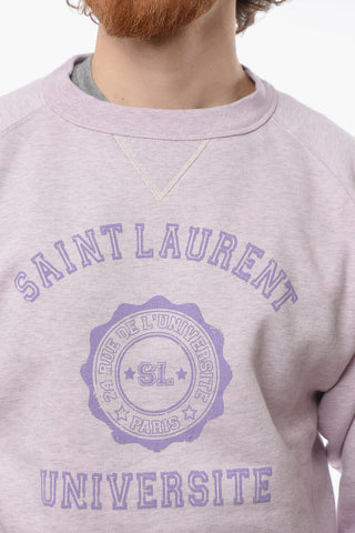 Fleeced Cotton Oversized Sweatshirt