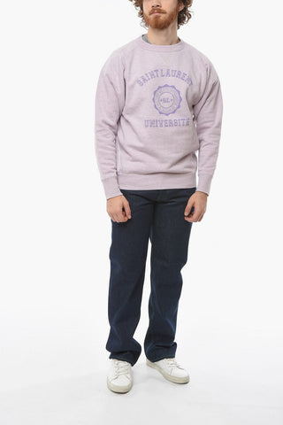 Fleeced Cotton Oversized Sweatshirt