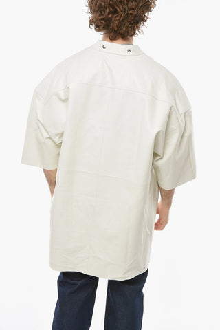 FOGACHINE Camicia MAGNUM in Pelle con Bottoni Automatici