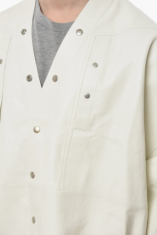 FOGACHINE Camicia MAGNUM in Pelle con Bottoni Automatici