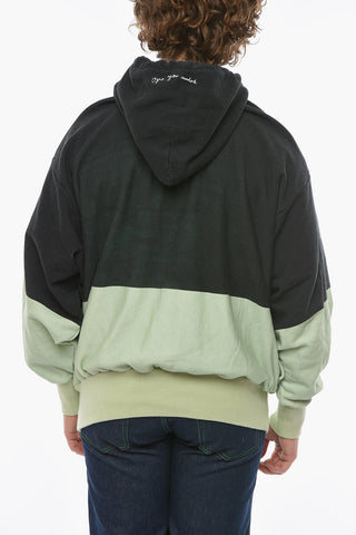 Jersey Cotton Hoodie Sweatshirt with Graphic Print