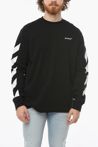 PERMAMENT T-shirt HELVETICA SKATE con Logo Lettering a Contrasto