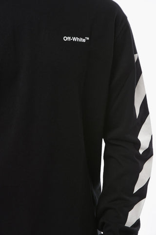 PERMAMENT T-shirt HELVETICA SKATE con Logo Lettering a Contrasto