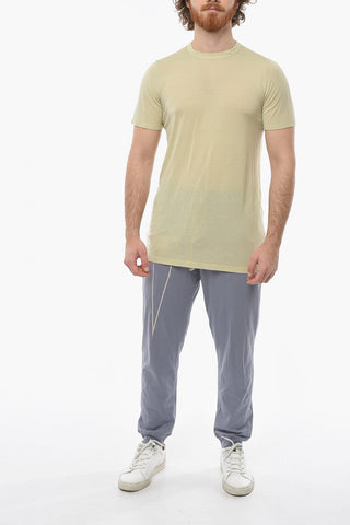 FOGACHINE T-Shirt Girocollo LEVEL T in Misto Seta