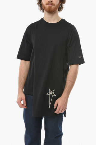 RICK OWENS X CHAMPION Double-layered TOGA T-Shirt