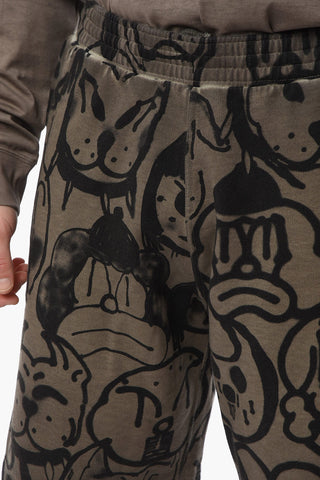 CHITO Shorts con Coulisse e Stampa Logo Allover