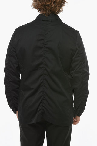 THE SHEPHARD 3 Button Cotton Blend Blazer with Notch Lapel