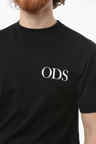 Crew-neck ODS T-shirt with Contrasting Lettering