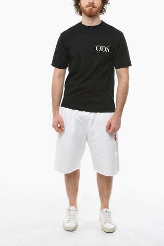 Crew-neck ODS T-shirt with Contrasting Lettering