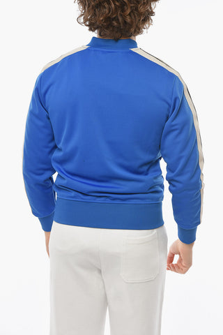 Bomber with Striped Detailing and Contrasting Logo Lettering