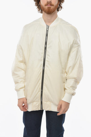 FOGACHINE Front Zipped PETER FLIGHT Organza Bomber Jacket