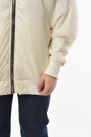 FOGACHINE Front Zipped PETER FLIGHT Organza Bomber Jacket
