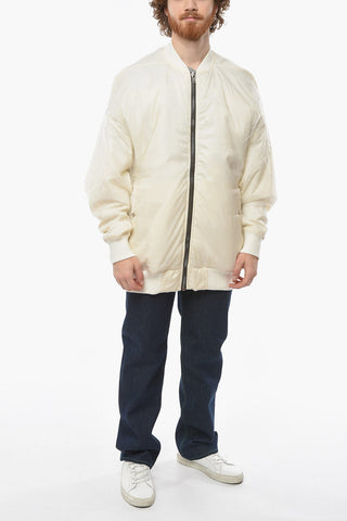 FOGACHINE Front Zipped PETER FLIGHT Organza Bomber Jacket