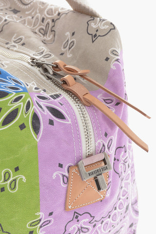 Paisley Patterned AVIATOR KIT BAG Canvas Handbag