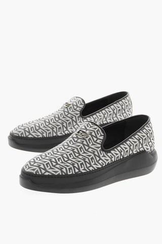 Sneakers Slip On ELENOIRE in Tessuto Monogram