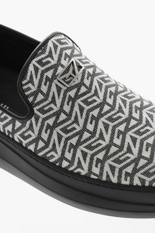 Sneakers Slip On ELENOIRE in Tessuto Monogram